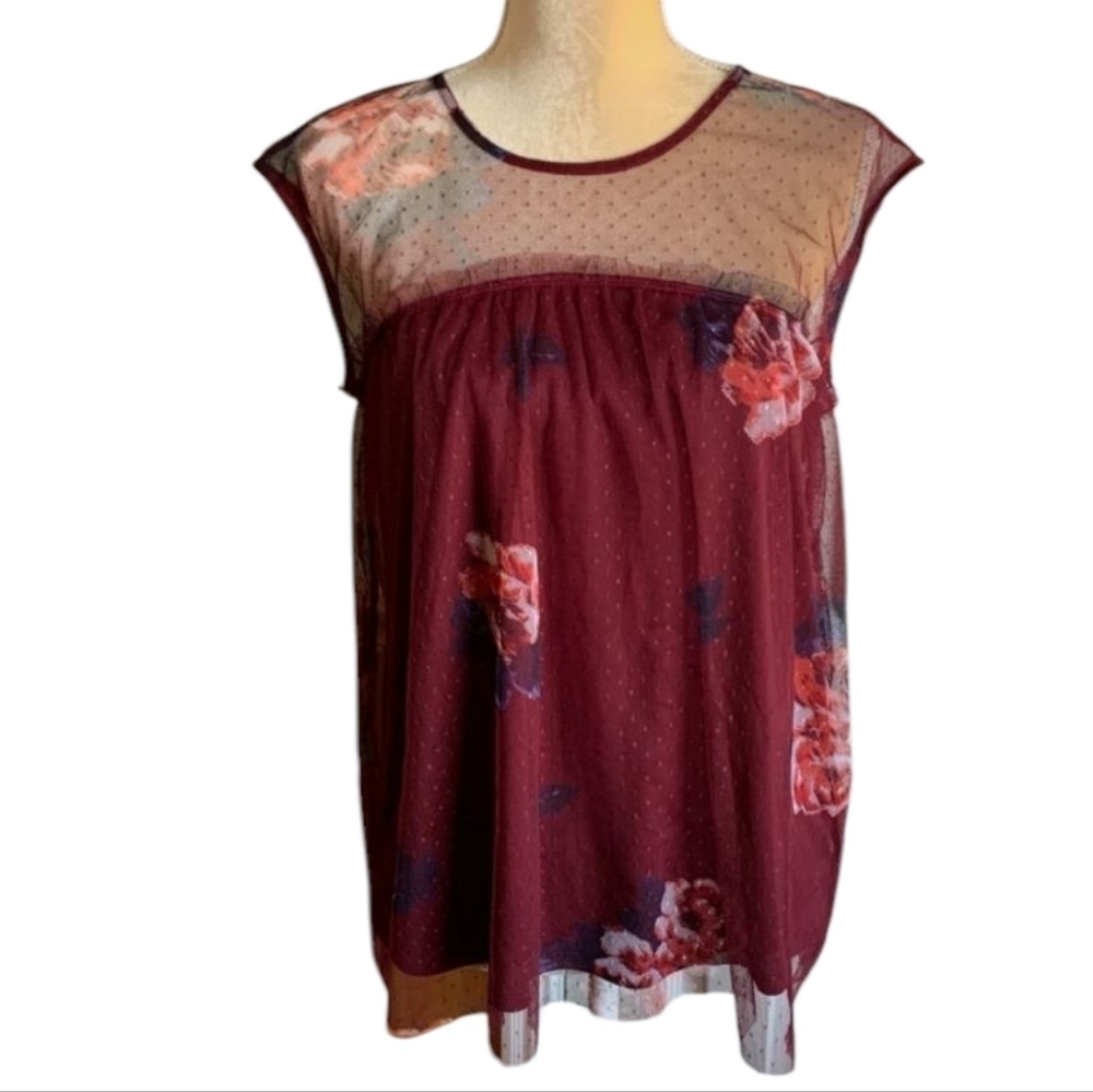 Maurices Floral Blouse - Picture 4 of 9